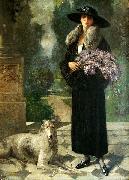 Nicolae Vermont Portret de femeie Spain oil painting artist